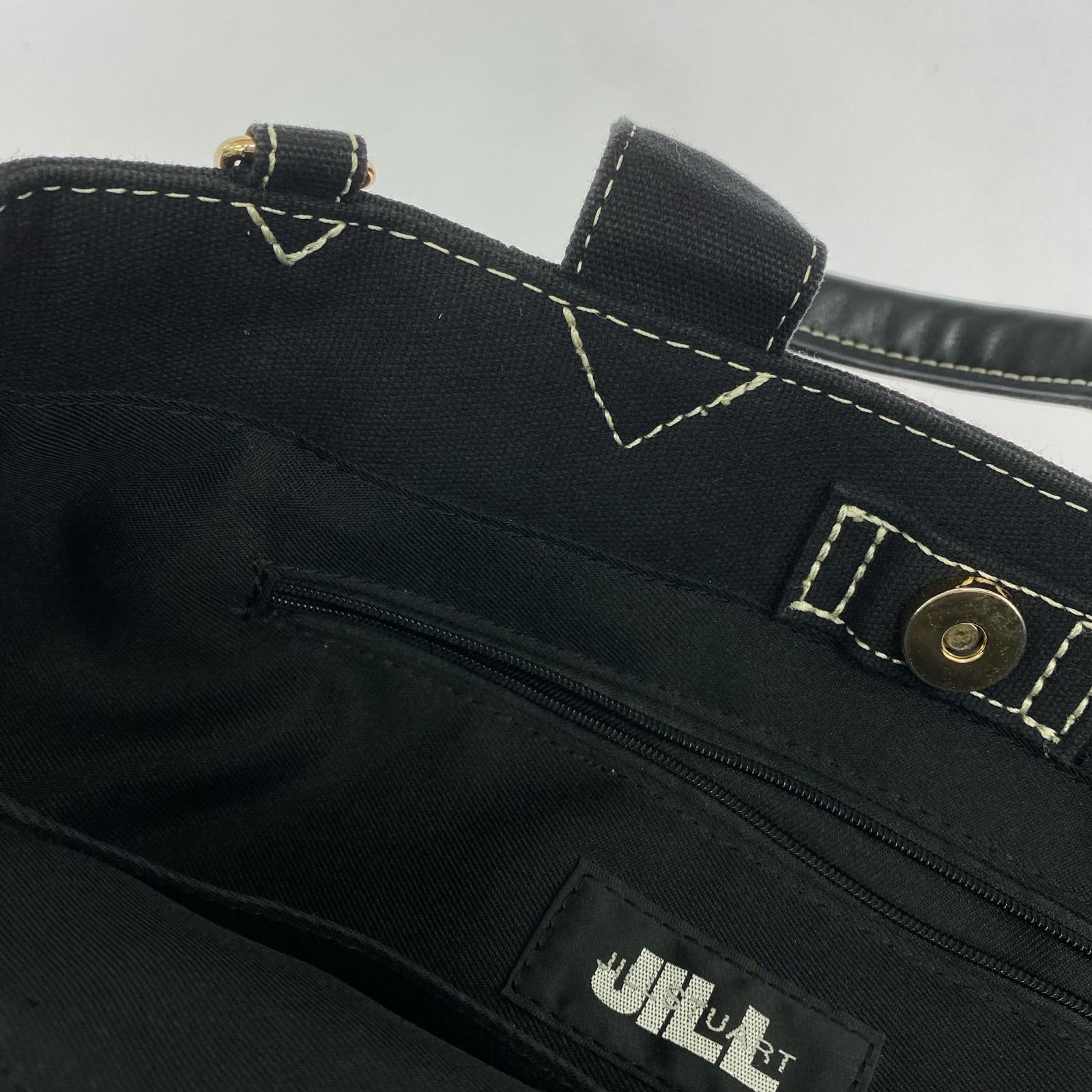 ハンドバッグ フリルトートバッグ BLK ブラック