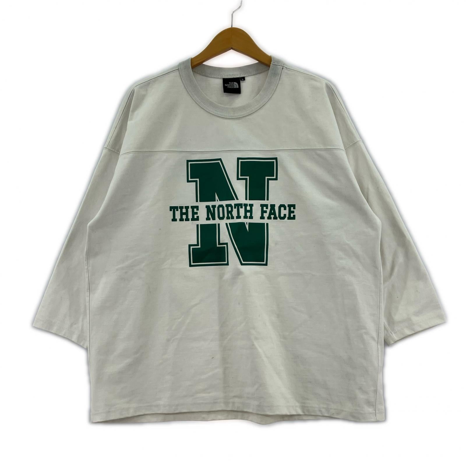 長袖Tシャツ 3/4 FOOTBALL TEE 白 L NT82438 L ホワイト