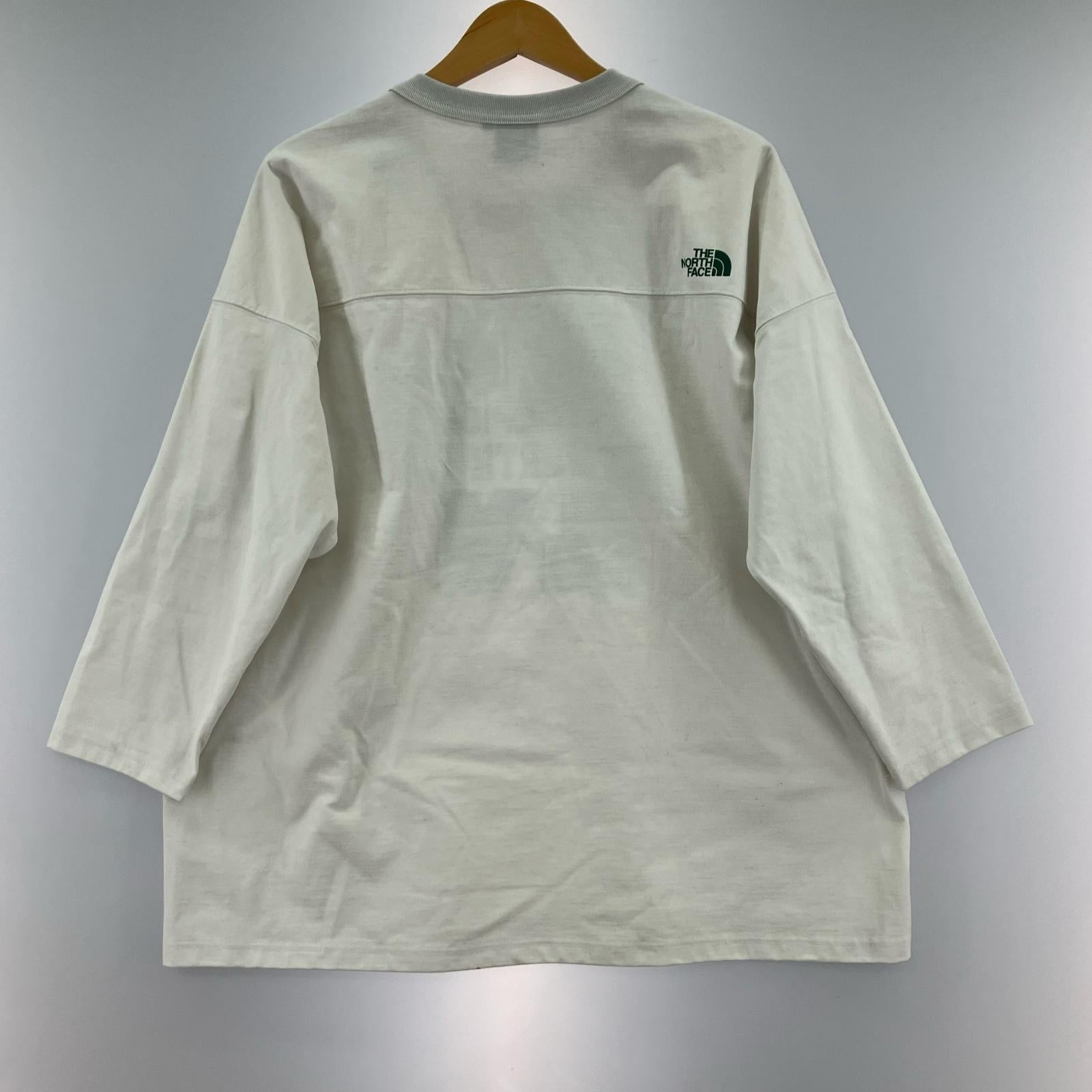 長袖Tシャツ 3/4 FOOTBALL TEE 白 L NT82438 L ホワイト