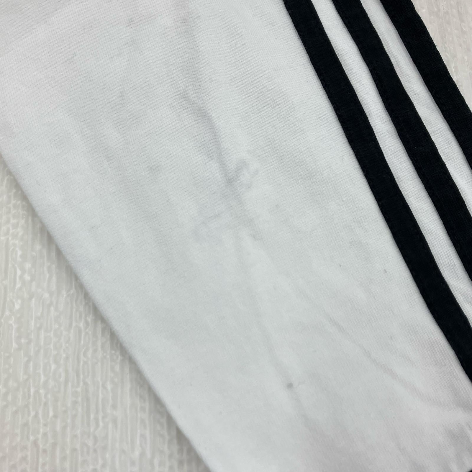 長袖Tシャツ 3-STRIPES LS T 白 XL IA4879 ホワイト