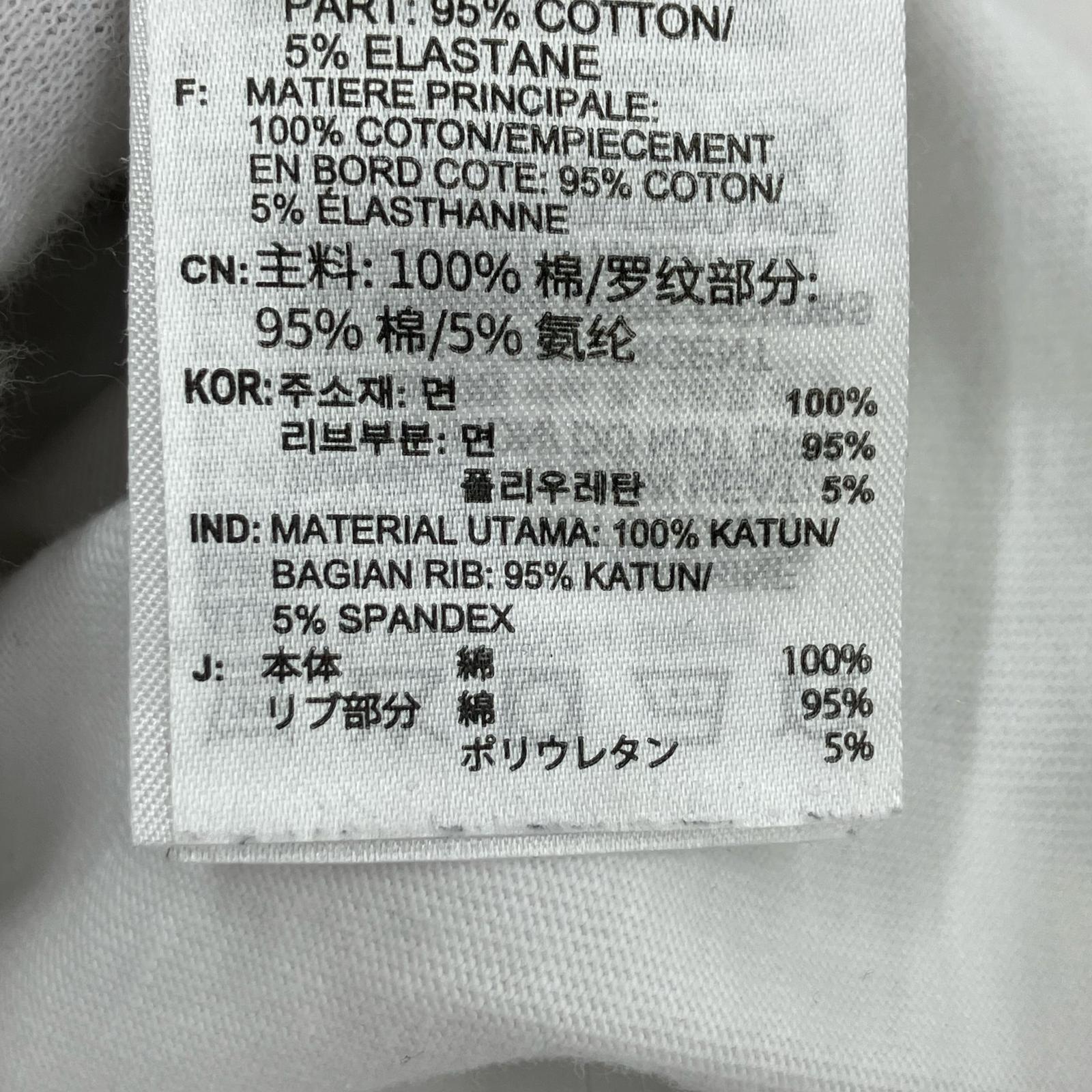 長袖Tシャツ 3-STRIPES LS T 白 XL IA4879 ホワイト