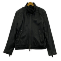 ジャケット BURBERRY BLACK LABEL シングルライダースジャケット L ブラック L ブラック