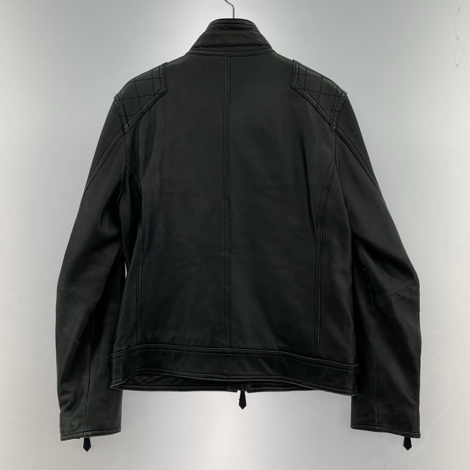 ジャケット BURBERRY BLACK LABEL シングルライダースジャケット L ブラック L ブラック