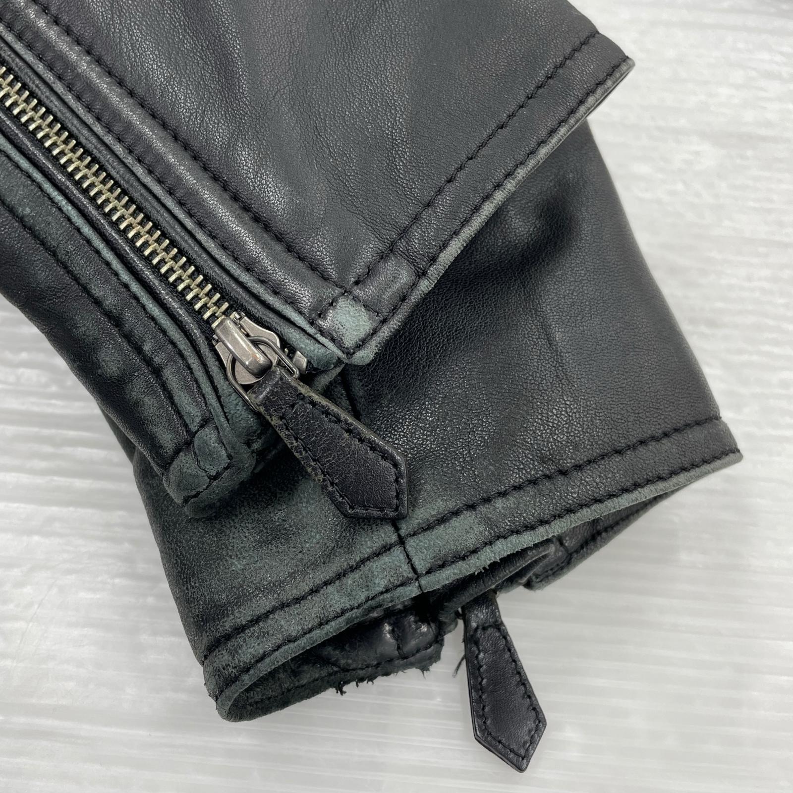 ジャケット BURBERRY BLACK LABEL シングルライダースジャケット L ブラック L ブラック