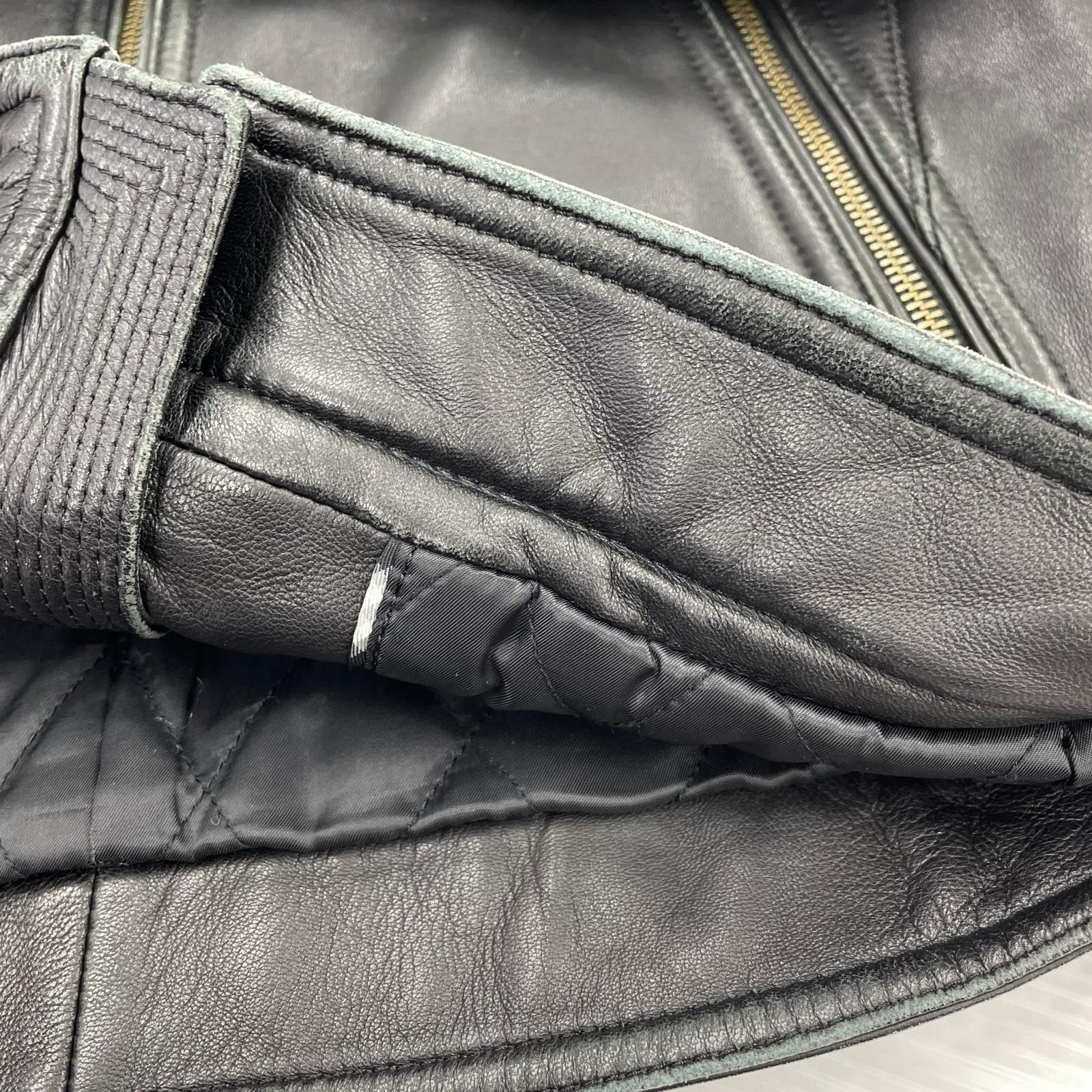 ジャケット BURBERRY BLACK LABEL シングルライダースジャケット L ブラック L ブラック