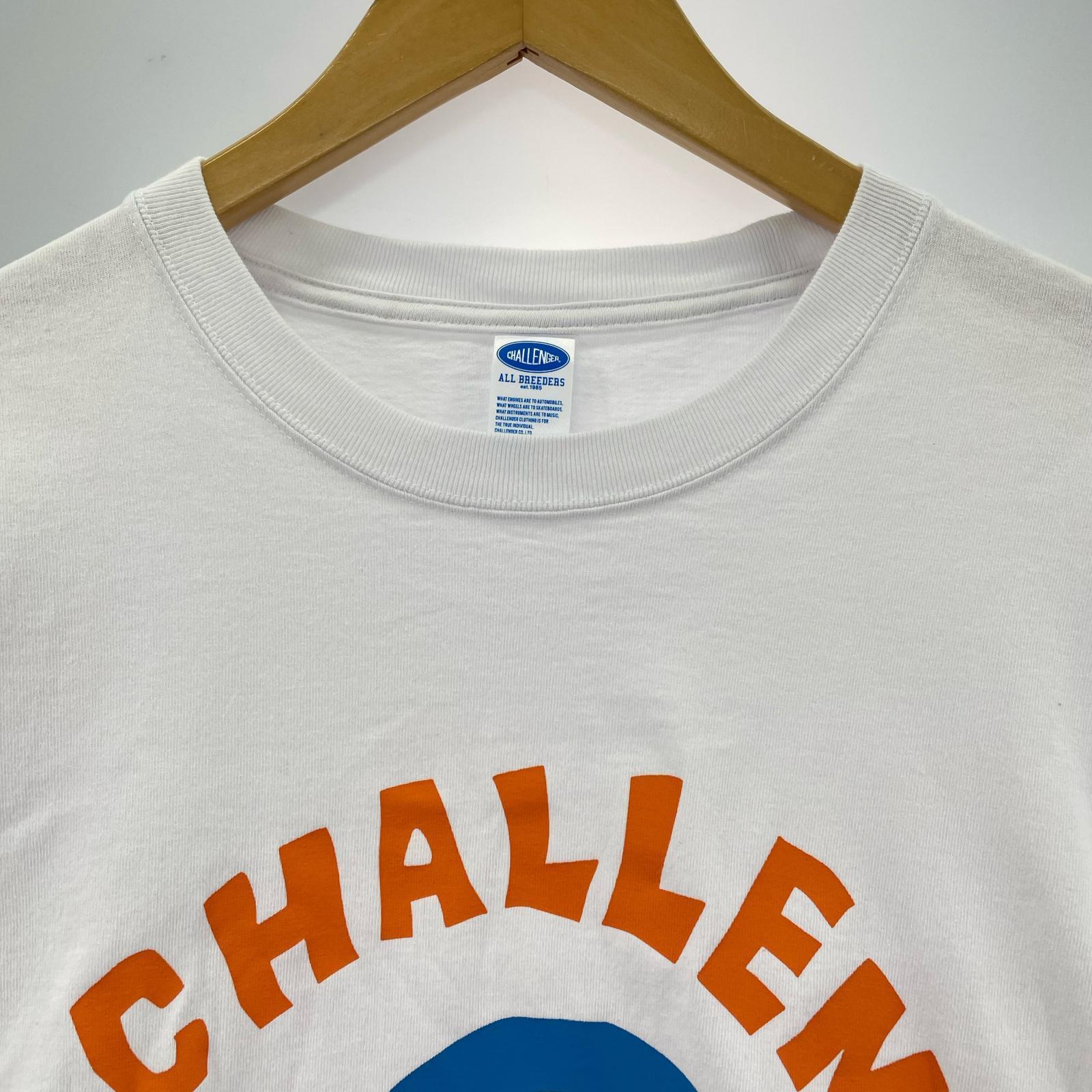 長袖Tシャツ 蛇渦巻 プリント Tee M ホワイト