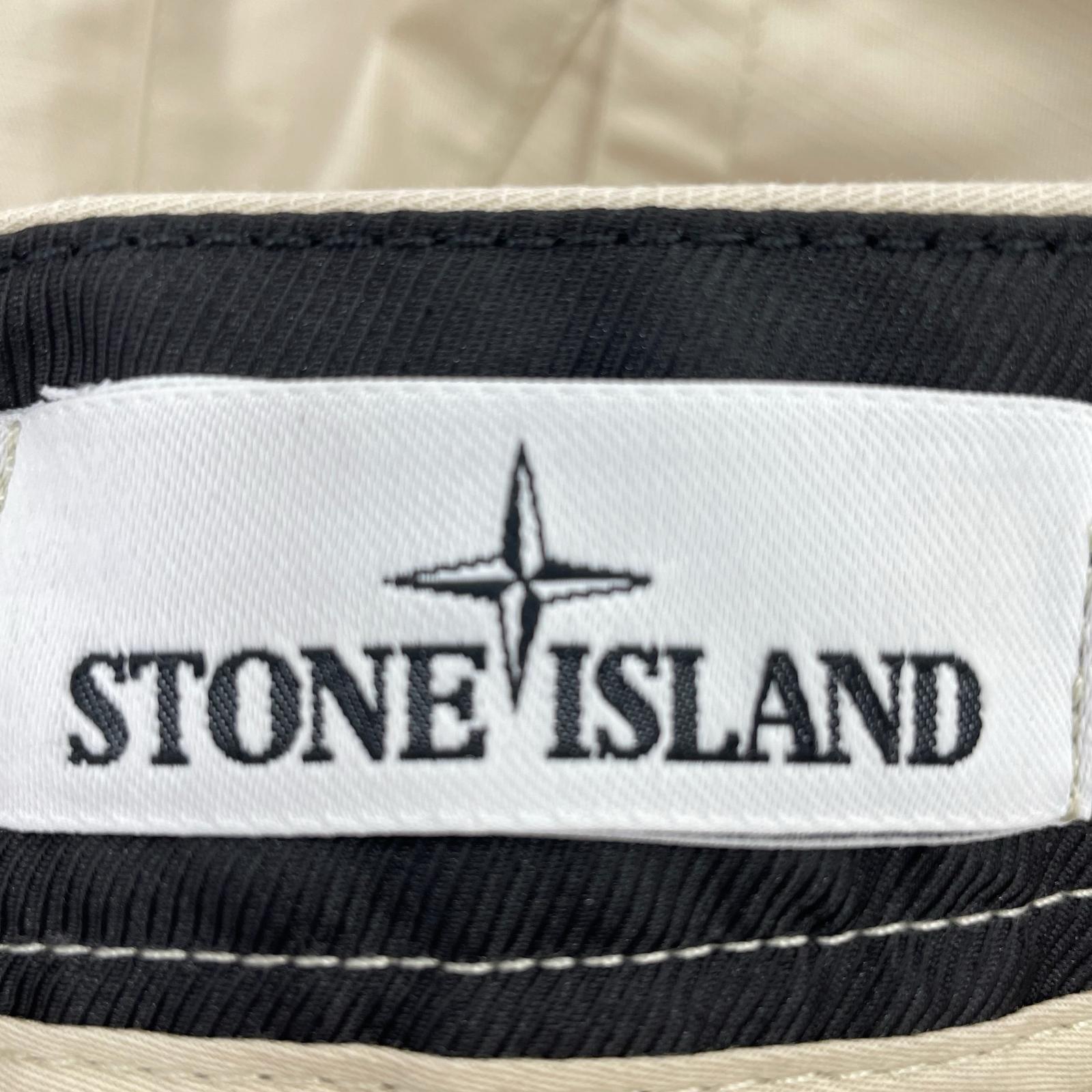 パンツ STONE ISLAND ストレートパンツ W32 アイボリー