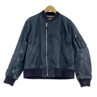 ジャケット doublet インディゴ デザインボンバージャケット S インディゴ S ネイビー