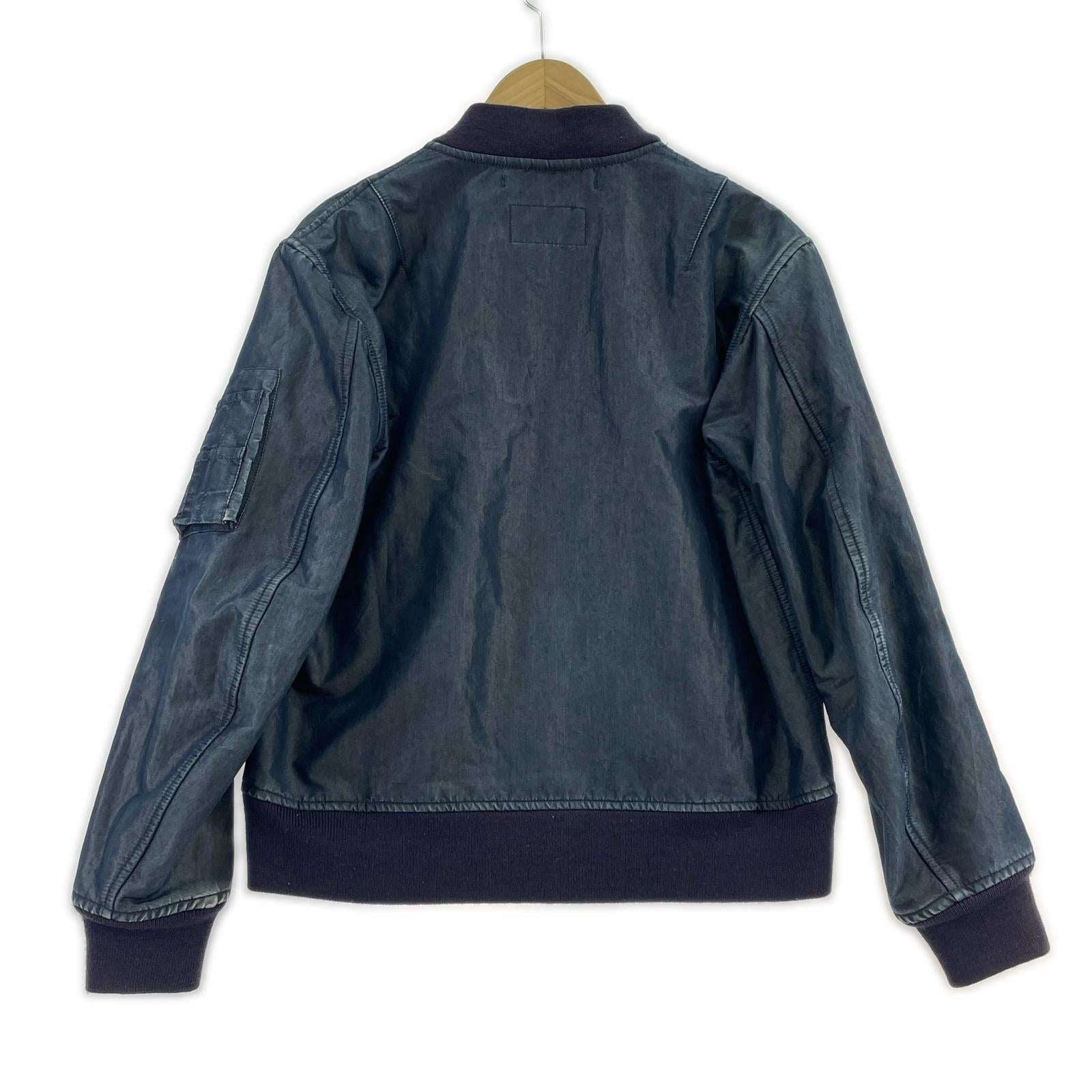 ジャケット doublet インディゴ デザインボンバージャケット S インディゴ S ネイビー