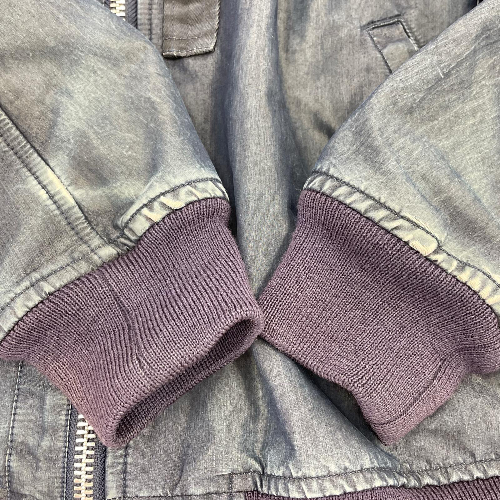 ジャケット doublet インディゴ デザインボンバージャケット S インディゴ S ネイビー