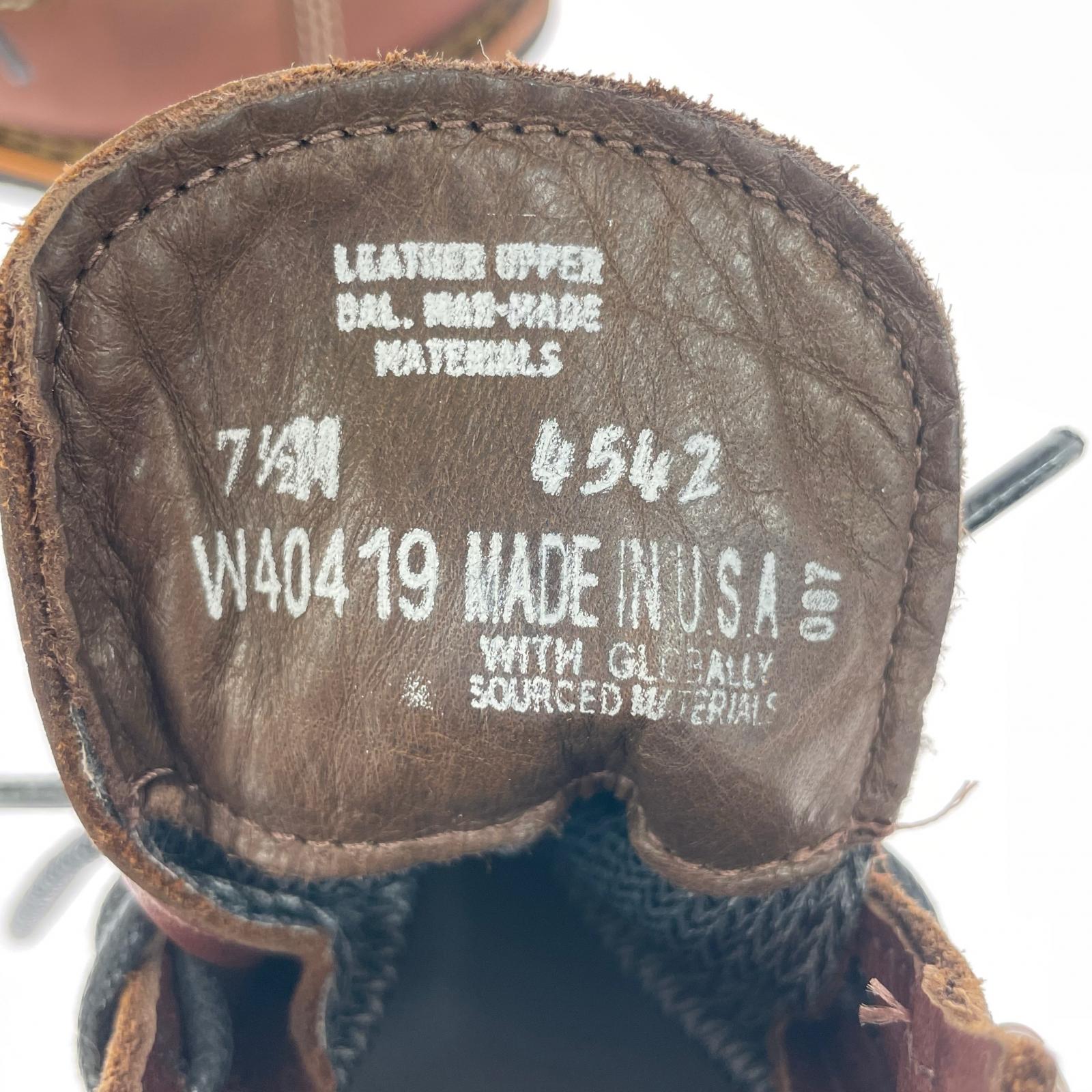 ブーツ W40419 GORE-TEX ブーツ 茶 (7H) 25.5cm (US7 1/2 UK7 EU41) ブラウン
