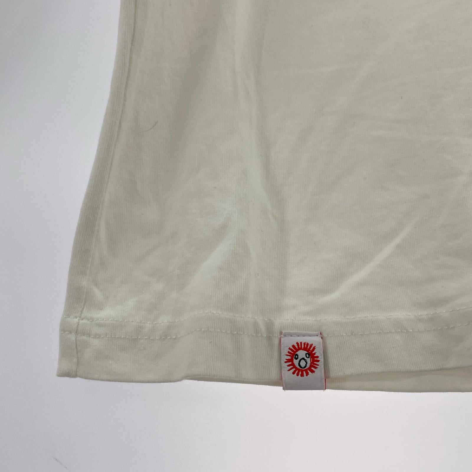 長袖Tシャツ Charles Jeffrey Loverboy レイヤードデザイン プリントカットソー XS ホワイト ホワイト