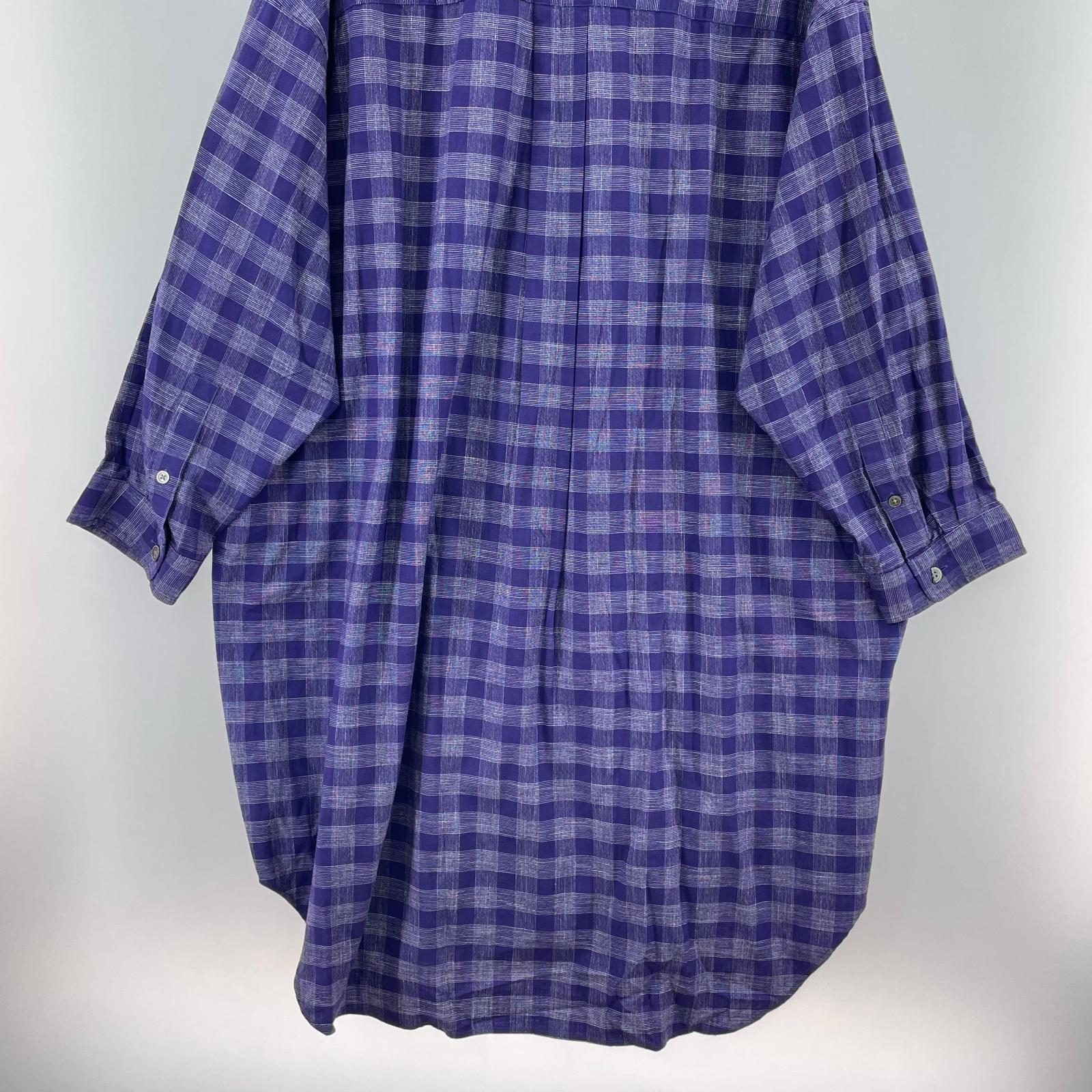 長袖シャツ MAISON SPECIAL ロングチェックシャツ 2