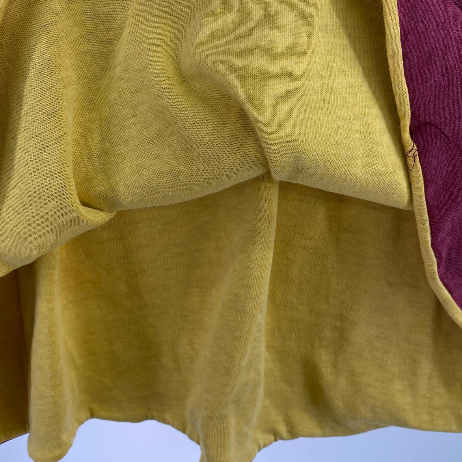 半袖Tシャツ ダブルフェイス S/Sカットソー 赤 黄 レッド