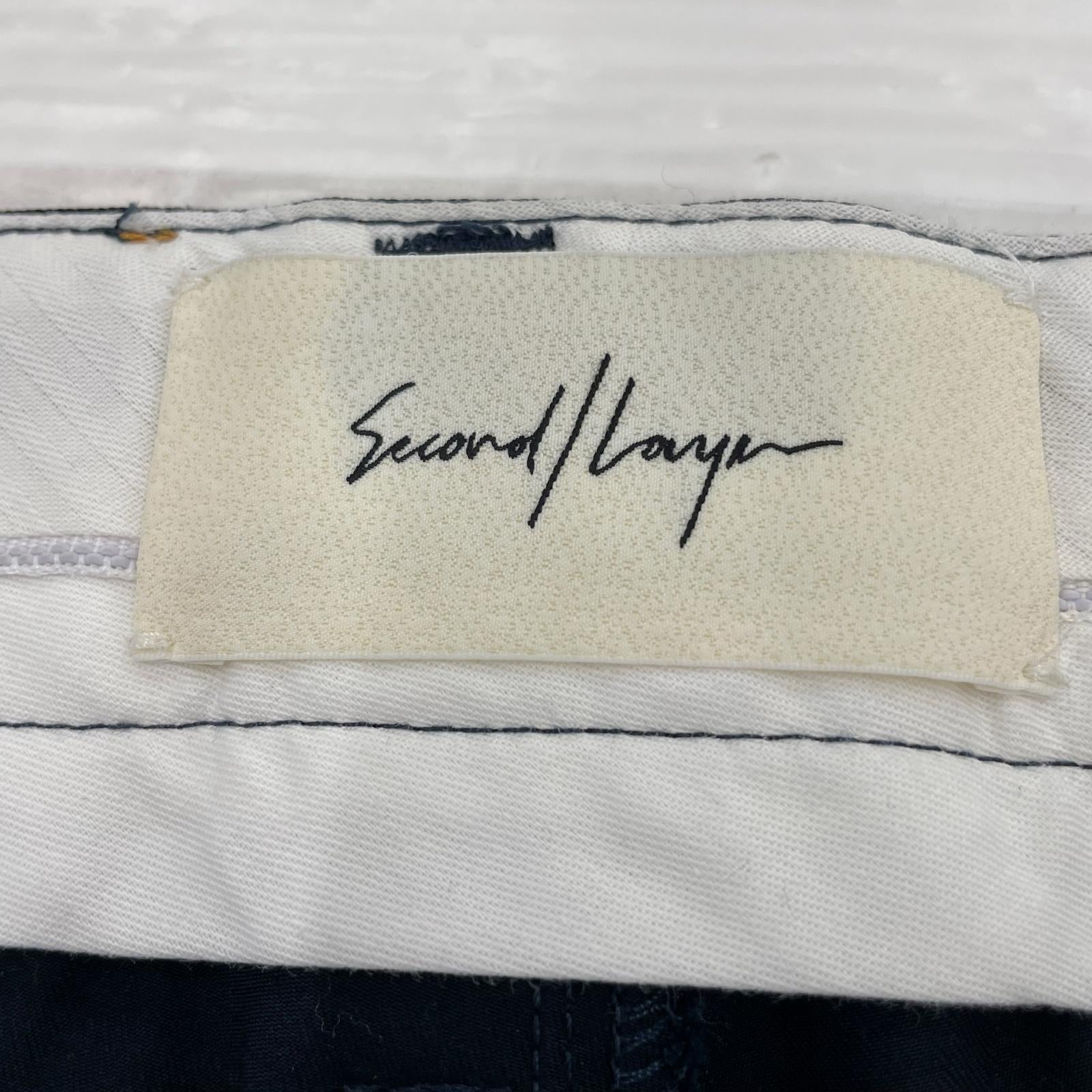 パンツ second layer ANGEL TROUSER NAVY 46 46 ネイビー