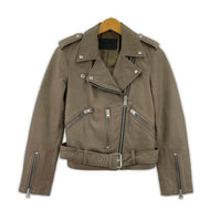 ジャケット ALLSAINTS ダブルライダースジャケット 36 ベージュ