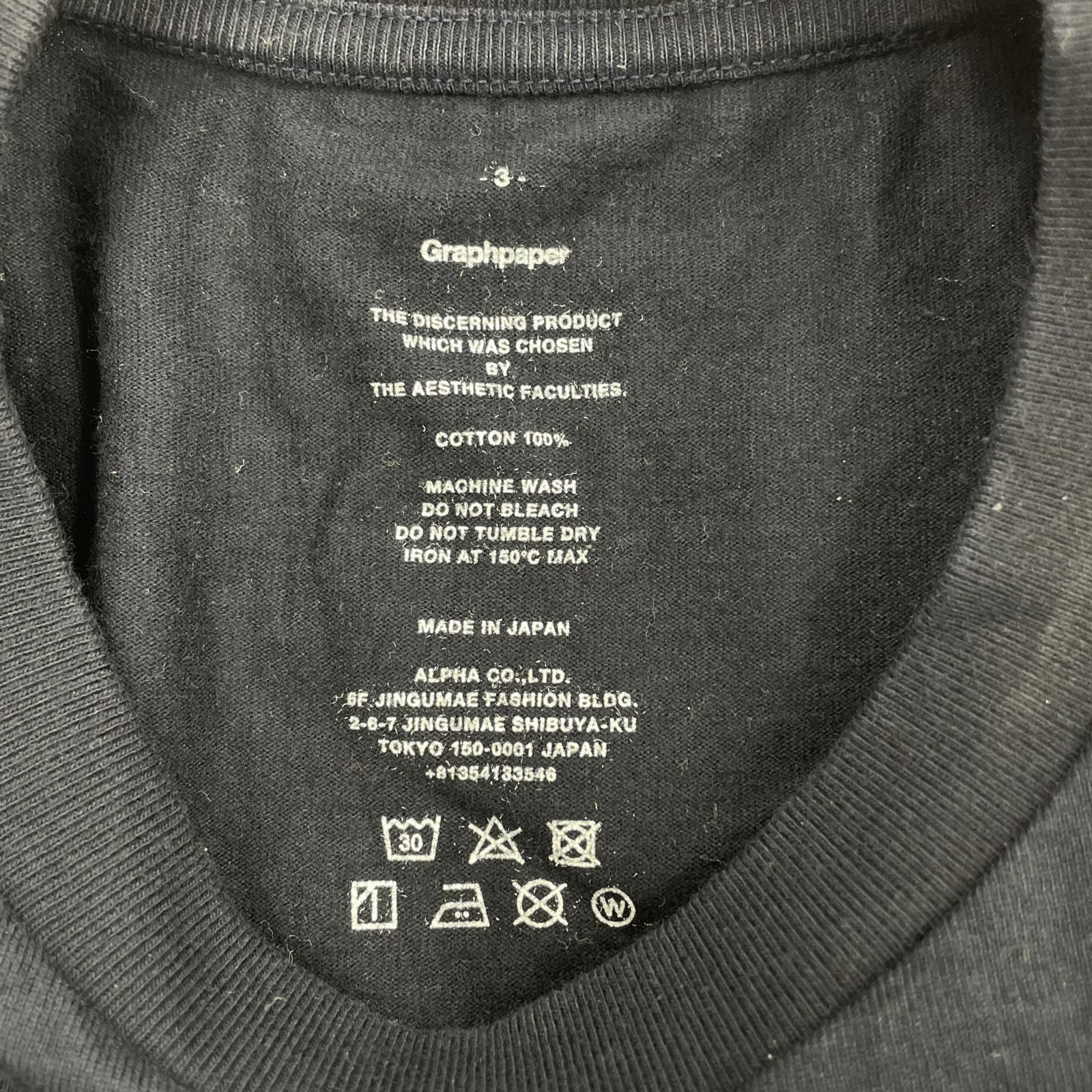 その他トップス graphpaper Tシャツ ネイビー SIZE 3 3 ネイビー