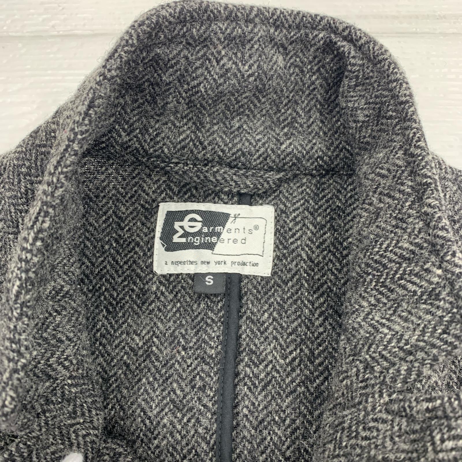 ジャケット Engineered Garments ウールジャケット グレー (S) S ブラック