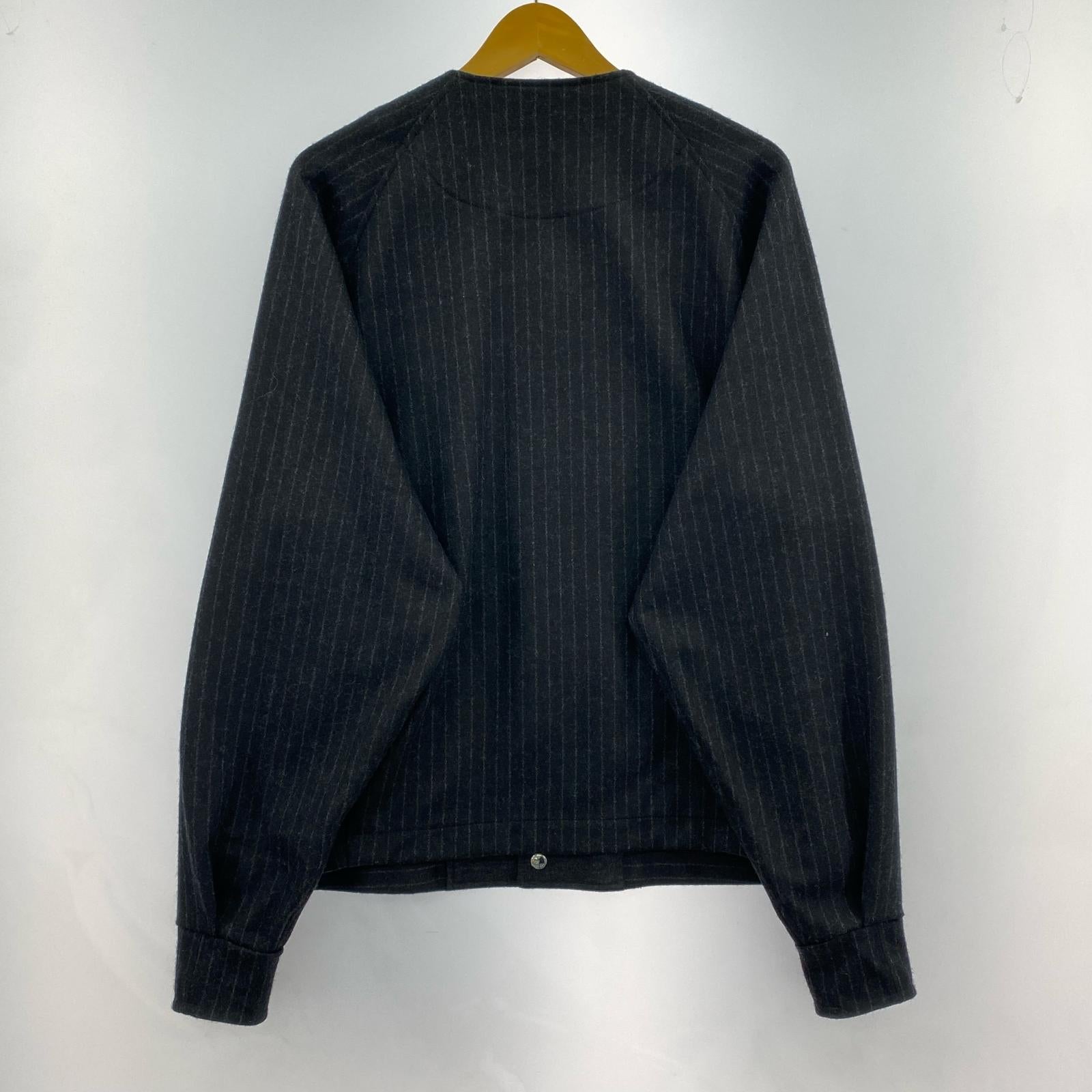 ジャケット COLLARLESS SNAP CARDIGAN 46 46 ブラック