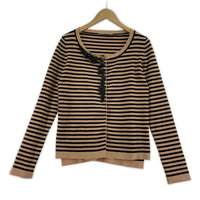 カーディガン ermanno scervino ボーダーカーディガン (46) 46