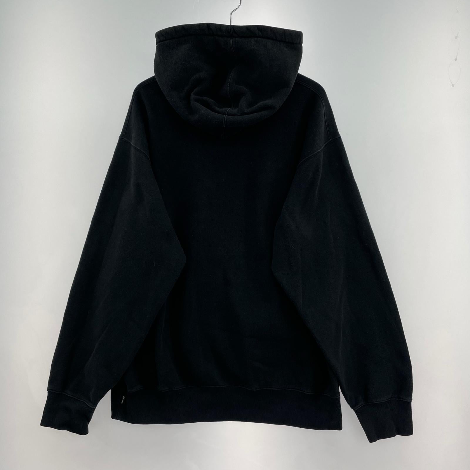 パーカー Script Stripe Hooded Sweatshirt 茶(L) L ブラック