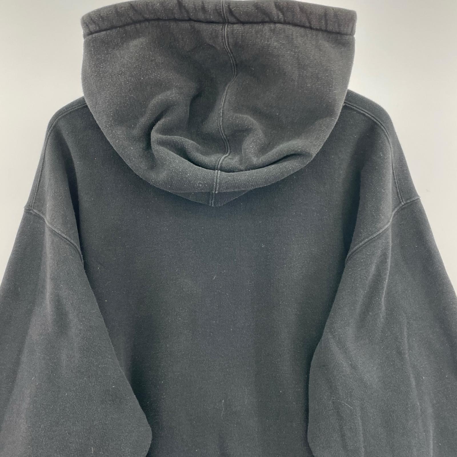 パーカー Script Stripe Hooded Sweatshirt 茶(L) L ブラック
