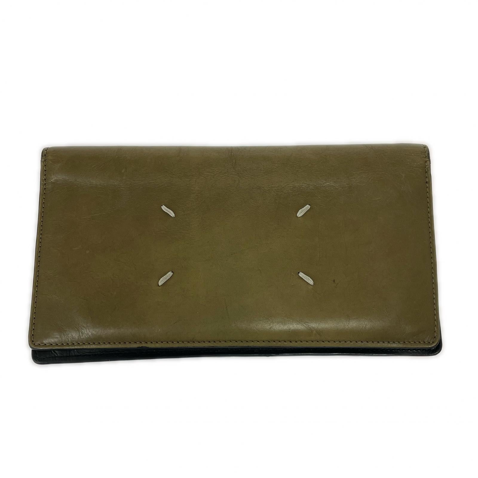 長財布 MAISON MARGIELA ロングウォレット ベージュ ベージュ