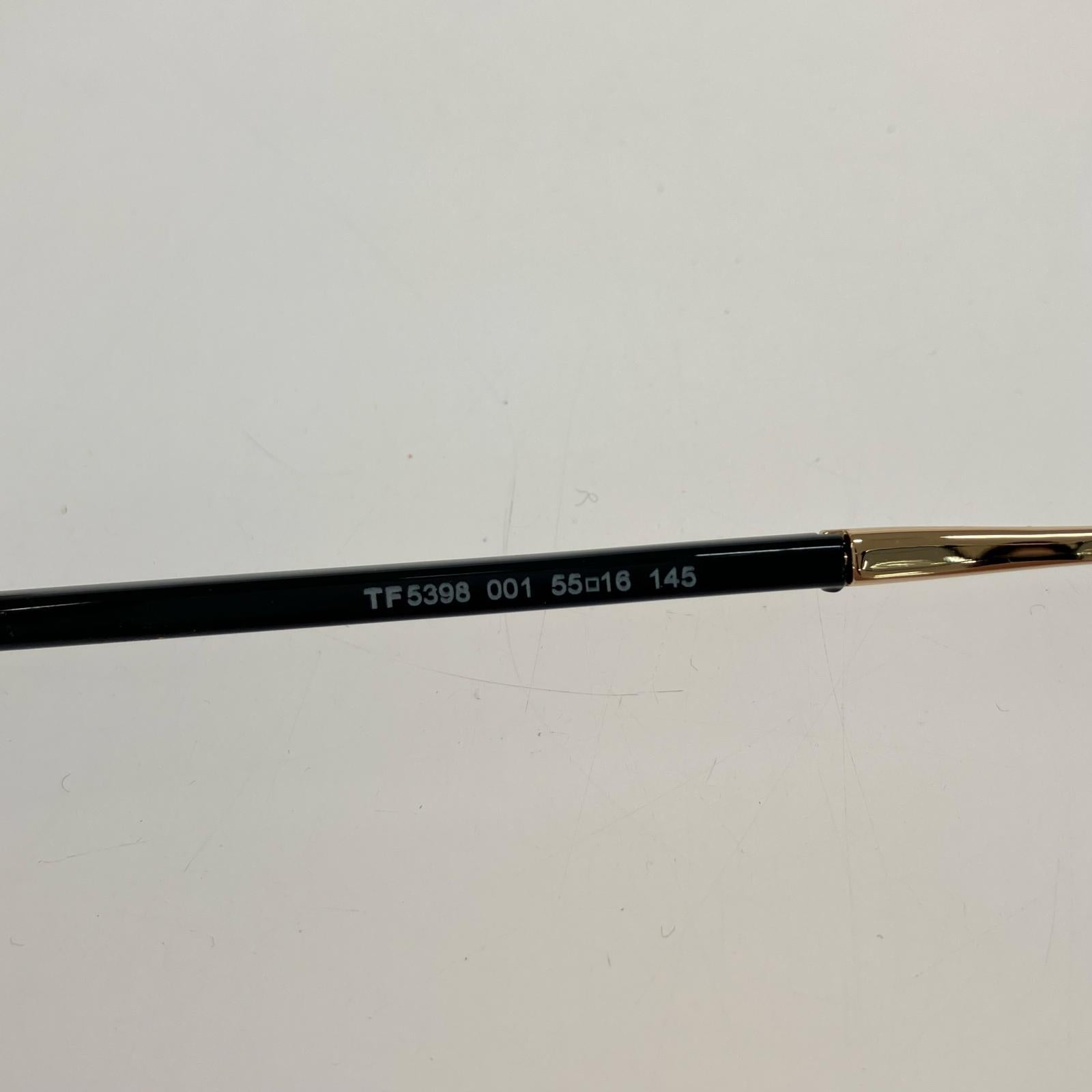 その他アクセサリー TF5398 伊達メガネ ブラック