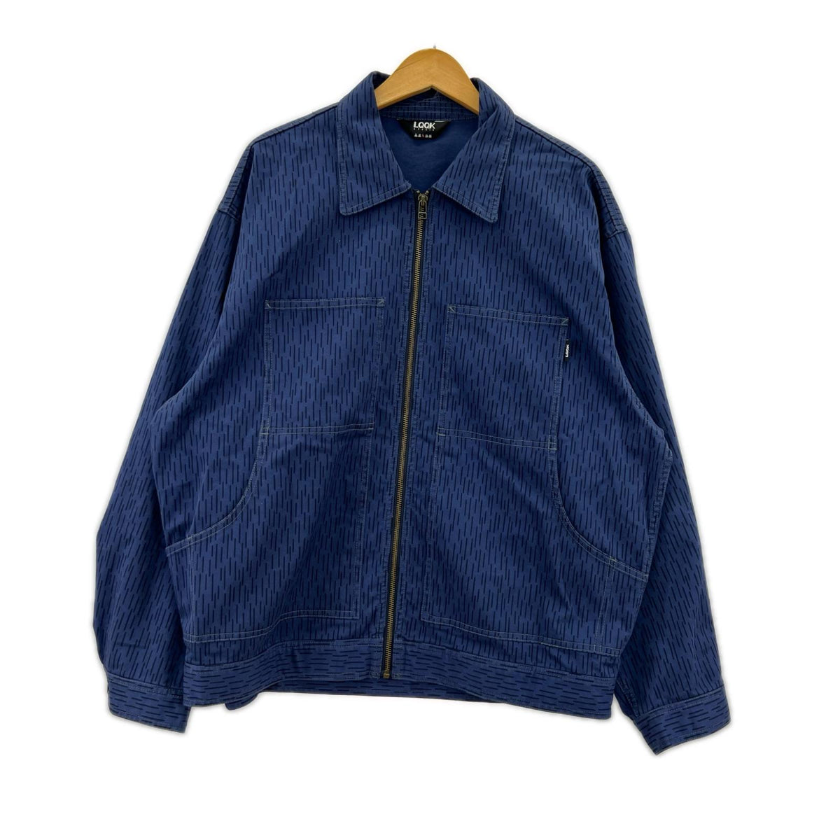 ブルゾン LQQK STUDIO MPJACKET 紺 (L) L ネイビー