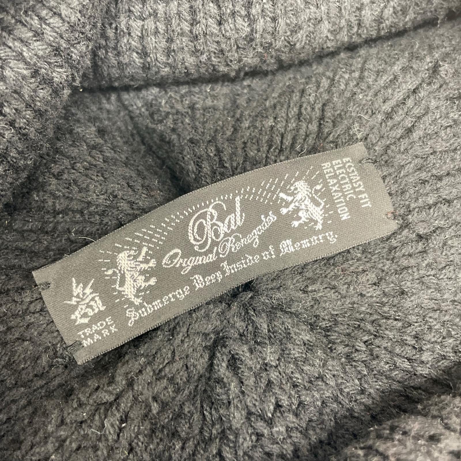 キャスケット BAL×COMFORTABLE REASON ニットキャスケット 黒 ブラック