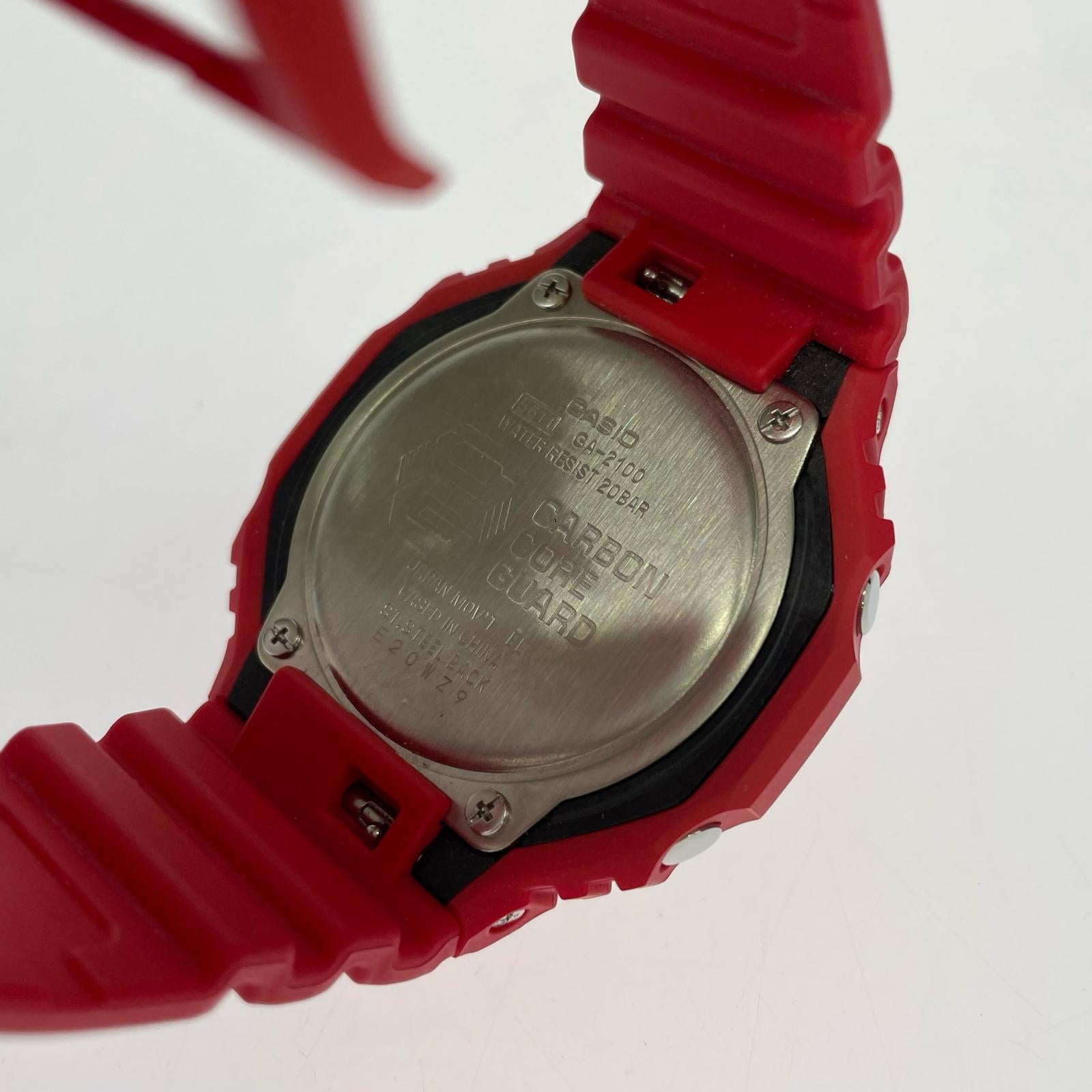 腕時計 G-SHOCK 腕時計 GA-2100 レッド レッド