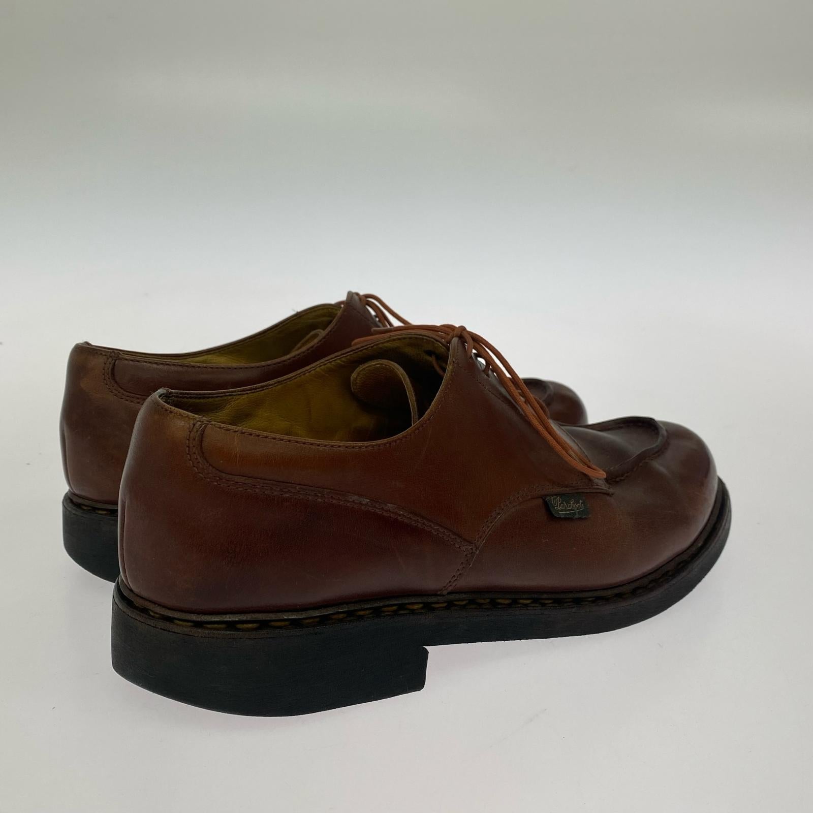 シューズ Paraboot SHIPS 別注 シャンボード Uチップレザーシューズ ブラウン ブラウン