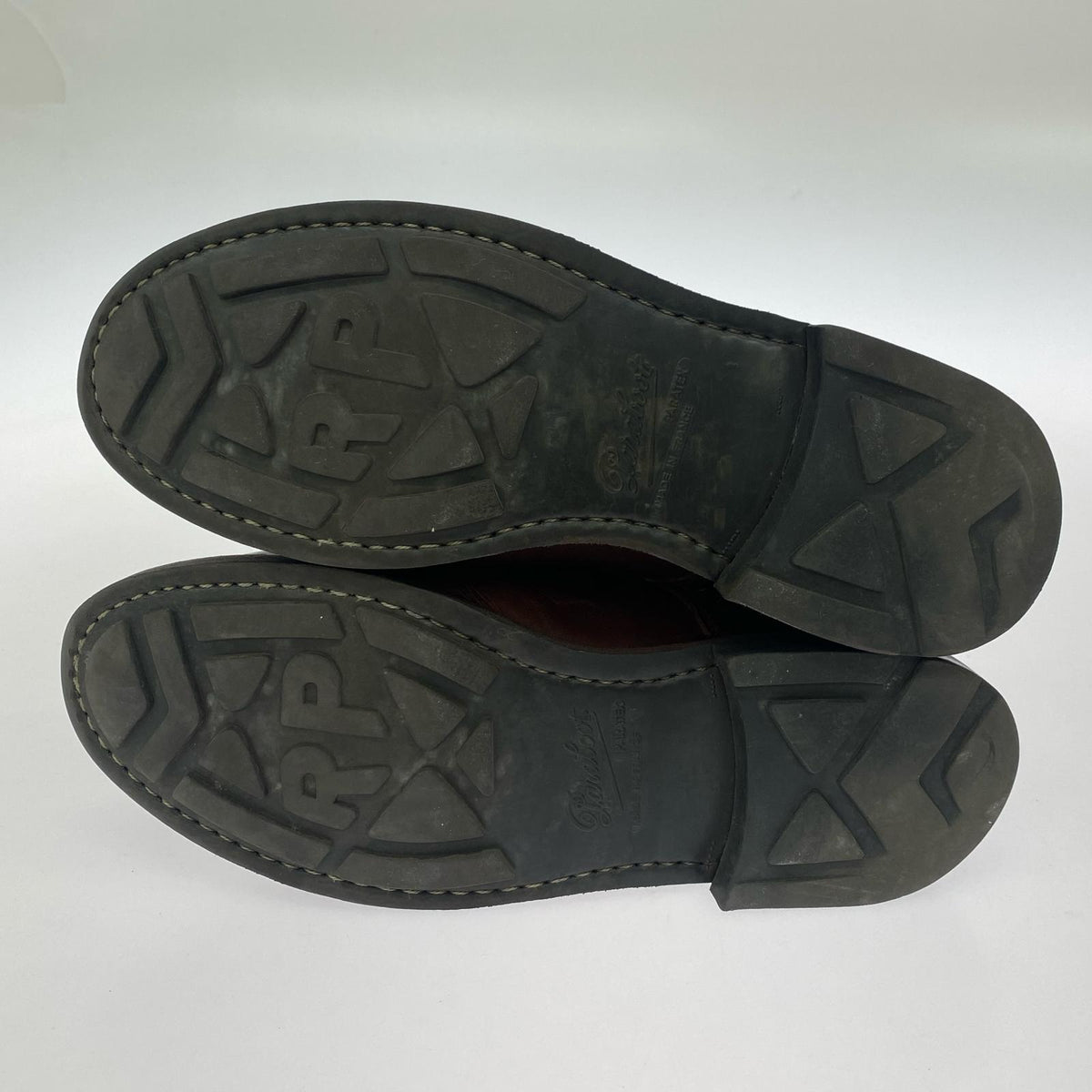 シューズ Paraboot SHIPS 別注 シャンボード Uチップレザーシューズ ブラウン ブラウン