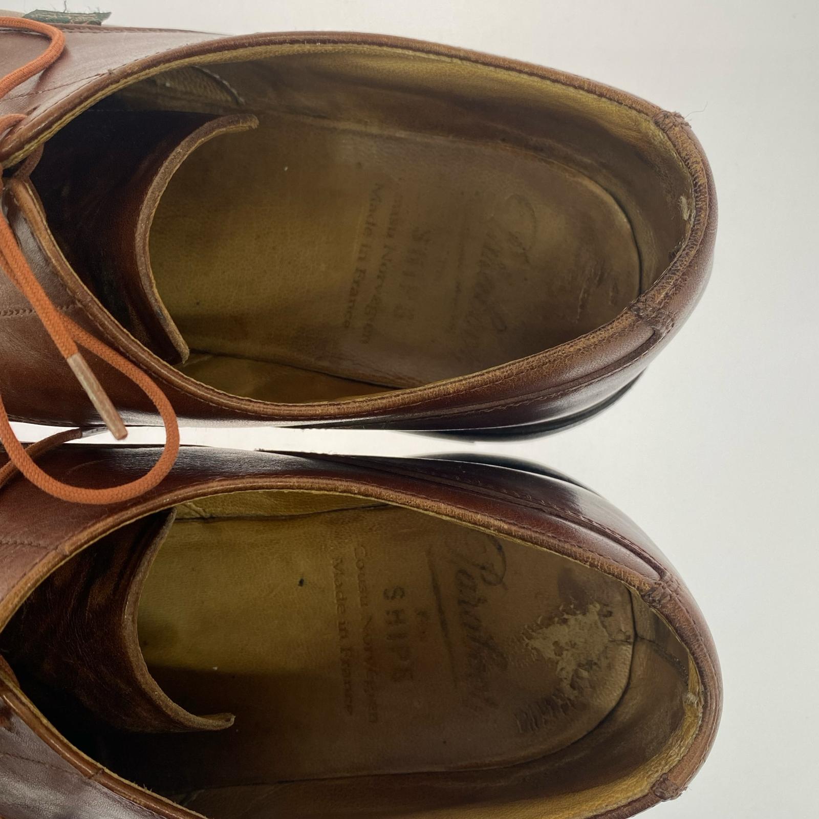 シューズ Paraboot SHIPS 別注 シャンボード Uチップレザーシューズ ブラウン ブラウン