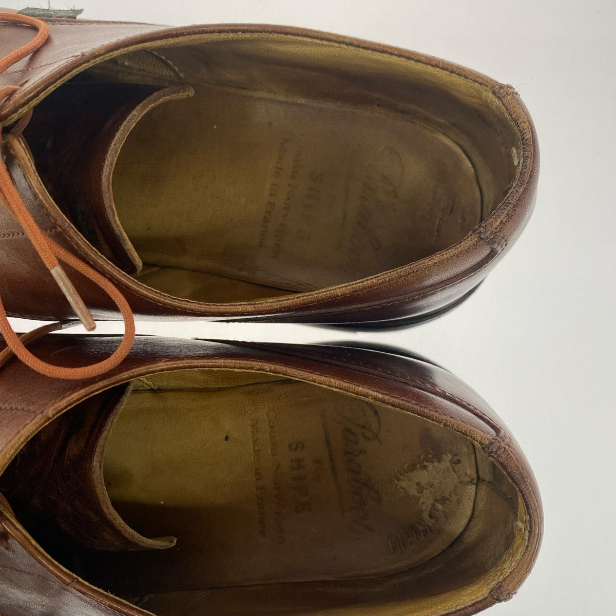 シューズ Paraboot SHIPS 別注 シャンボード Uチップレザーシューズ ブラウン ブラウン