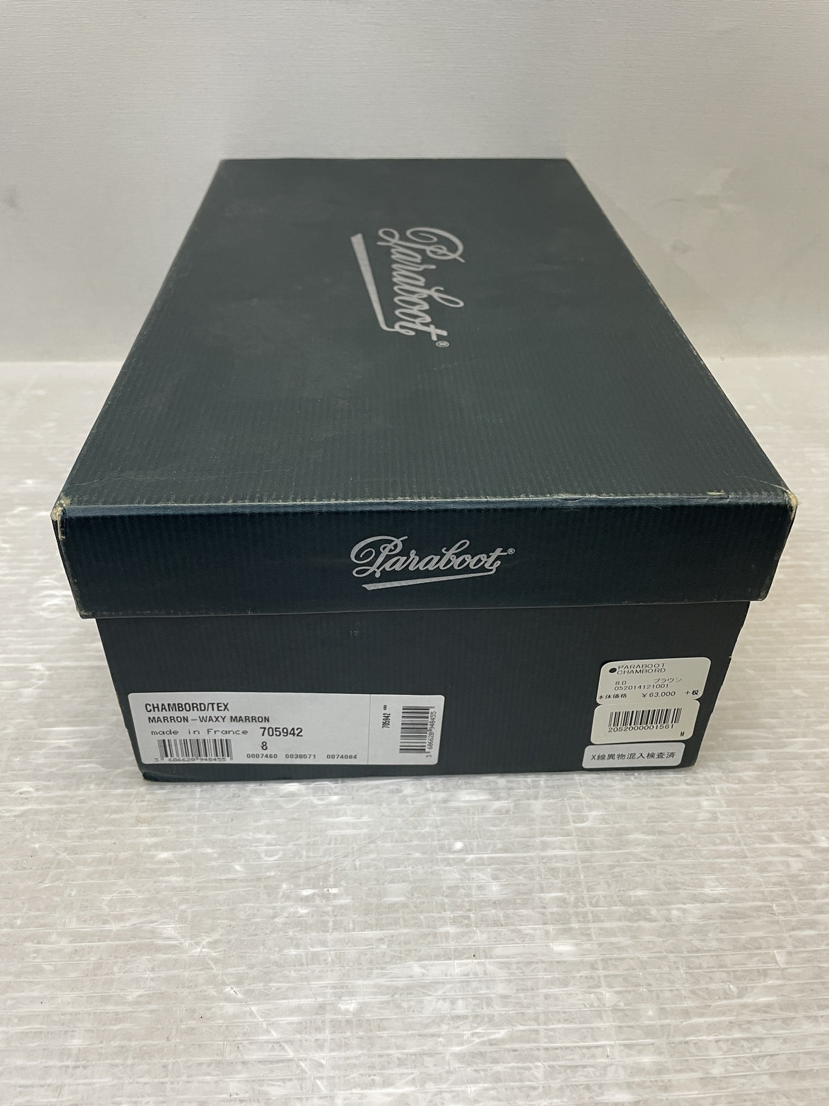 シューズ Paraboot CHAMBORD TEX スウェード シャンボード
