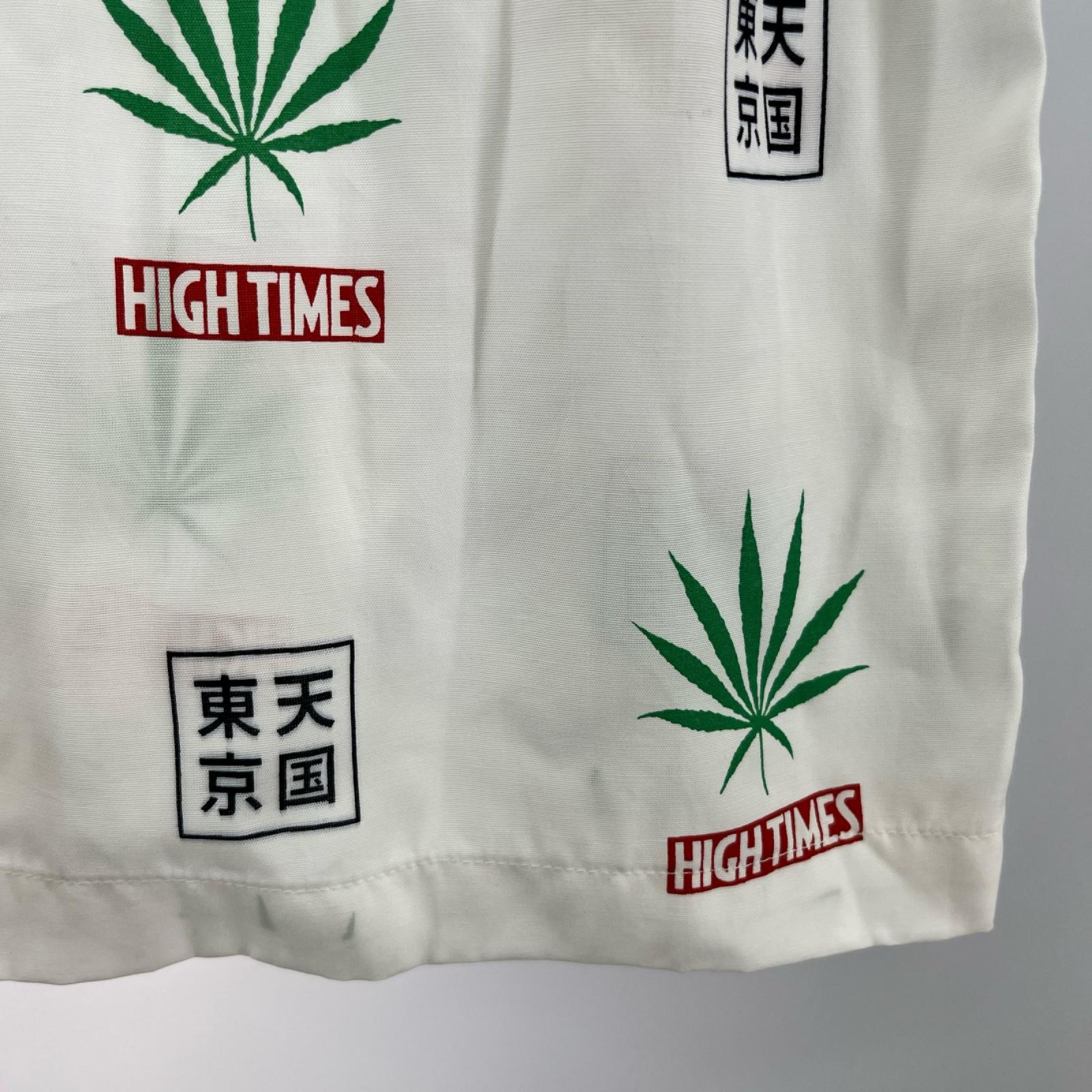 半袖シャツ WACKO MARIA high times HAWAIIAN SHIRT 総柄 (M) M ホワイト