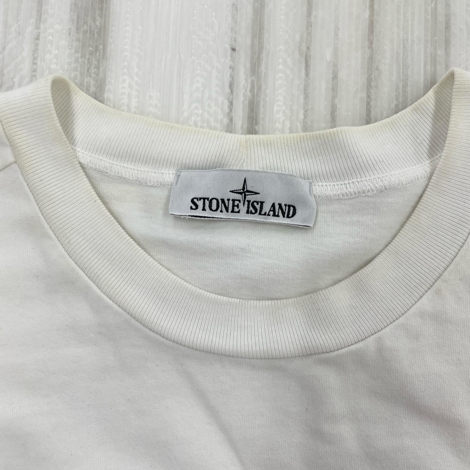 長袖Tシャツ STONE ISLAND L/S Tee ホワイト