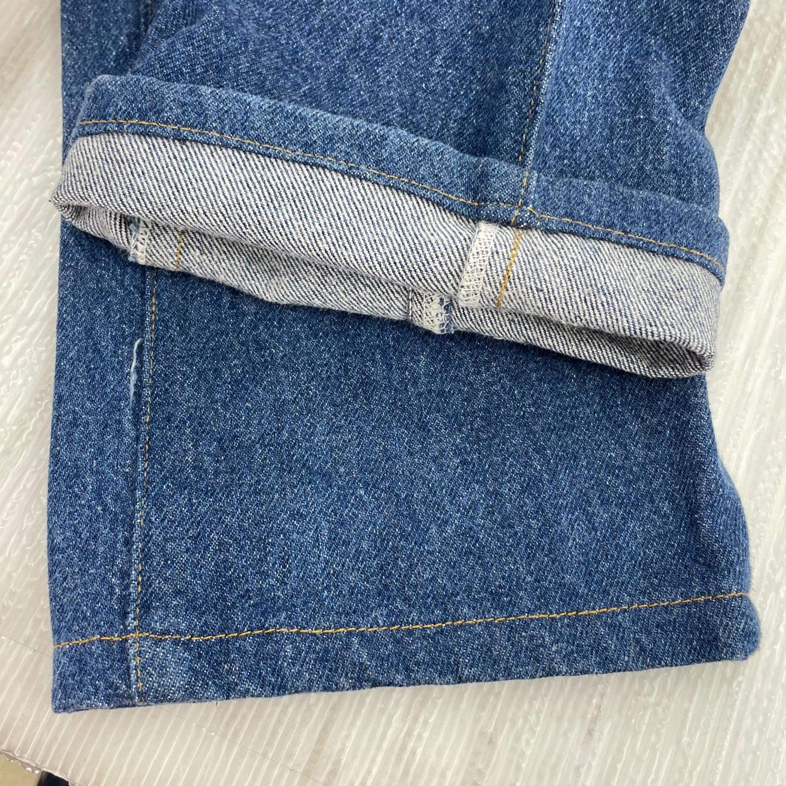 デニムパンツ PAPER 再構築 デニム M ブルー