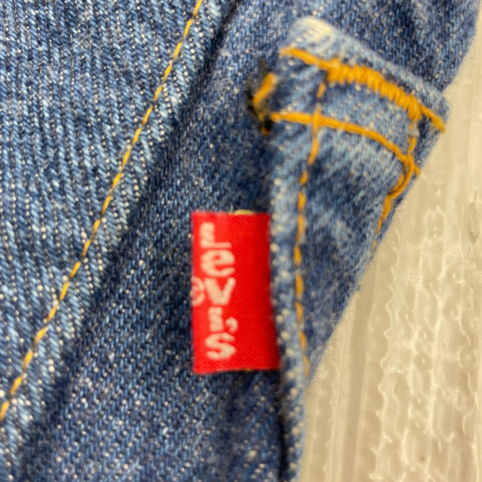 デニムパンツ PAPER 再構築 デニム M ブルー