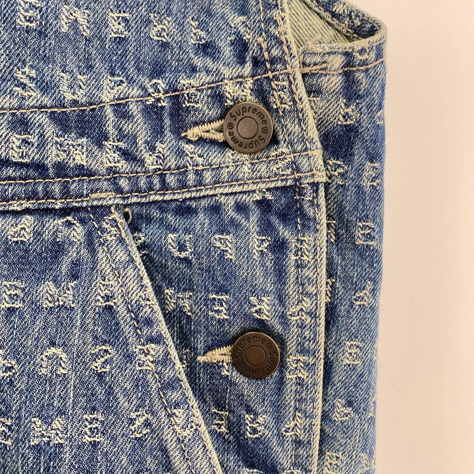 オーバーオール Jacquard Logo Denim Overalls S Blue S ブルー