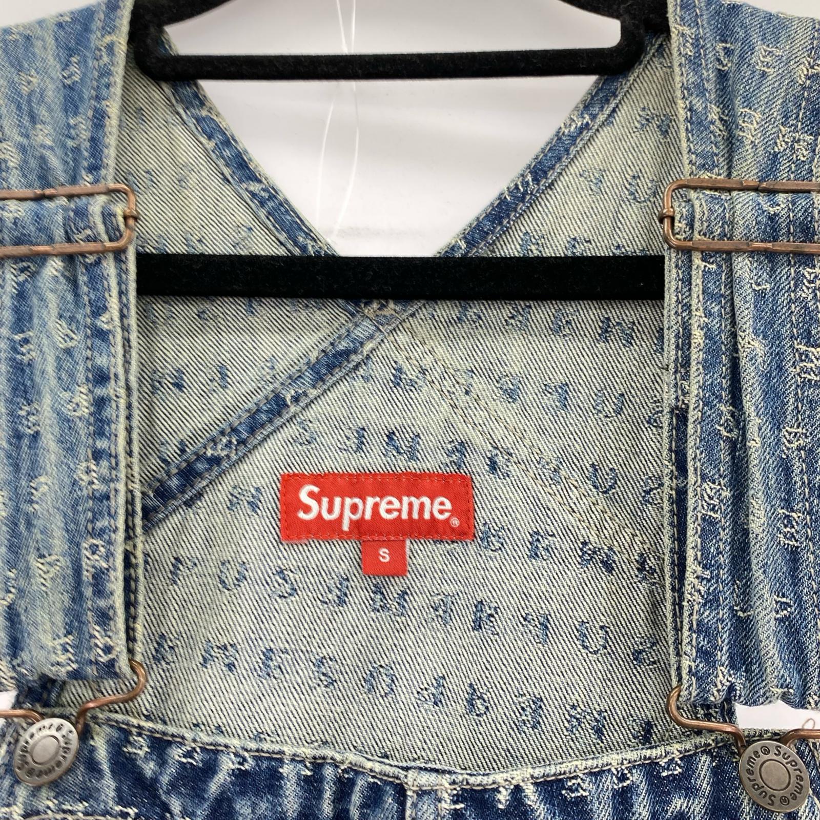 オーバーオール Jacquard Logo Denim Overalls S Blue S ブルー