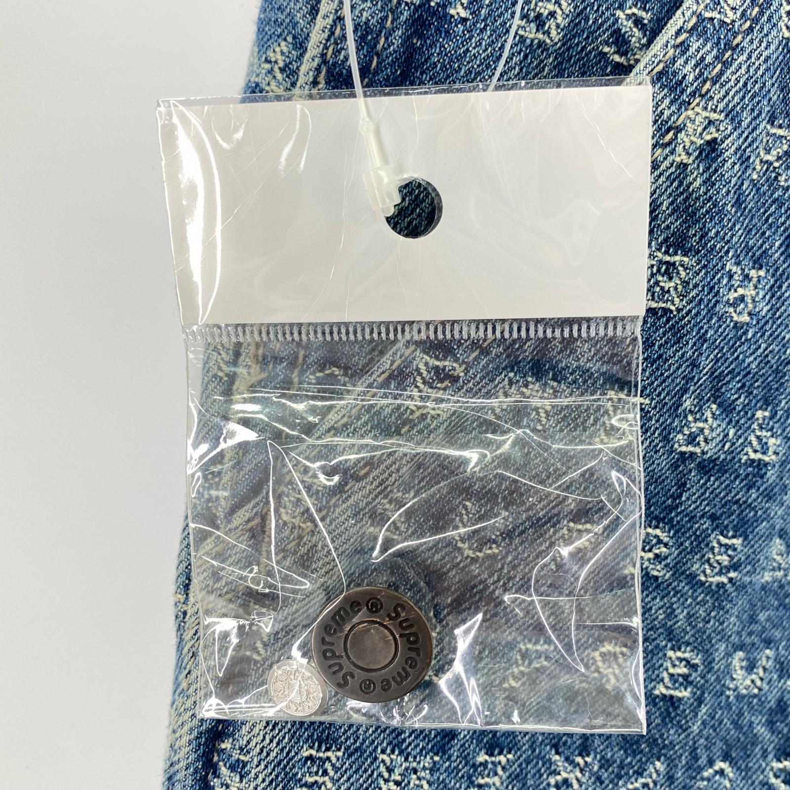 オーバーオール Jacquard Logo Denim Overalls S Blue S ブルー