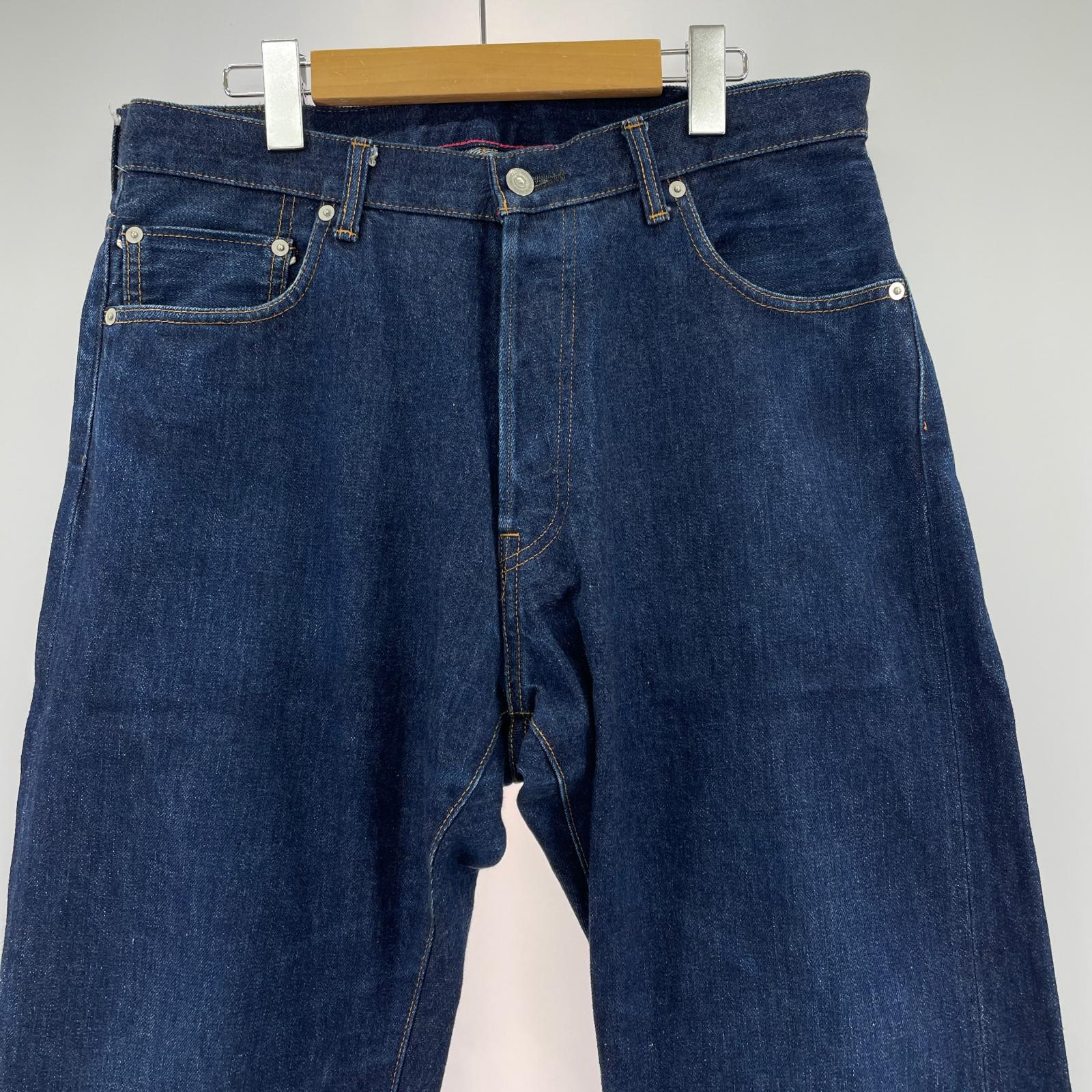 デニムパンツ セルビッチデニムパンツ 32 ネイビー