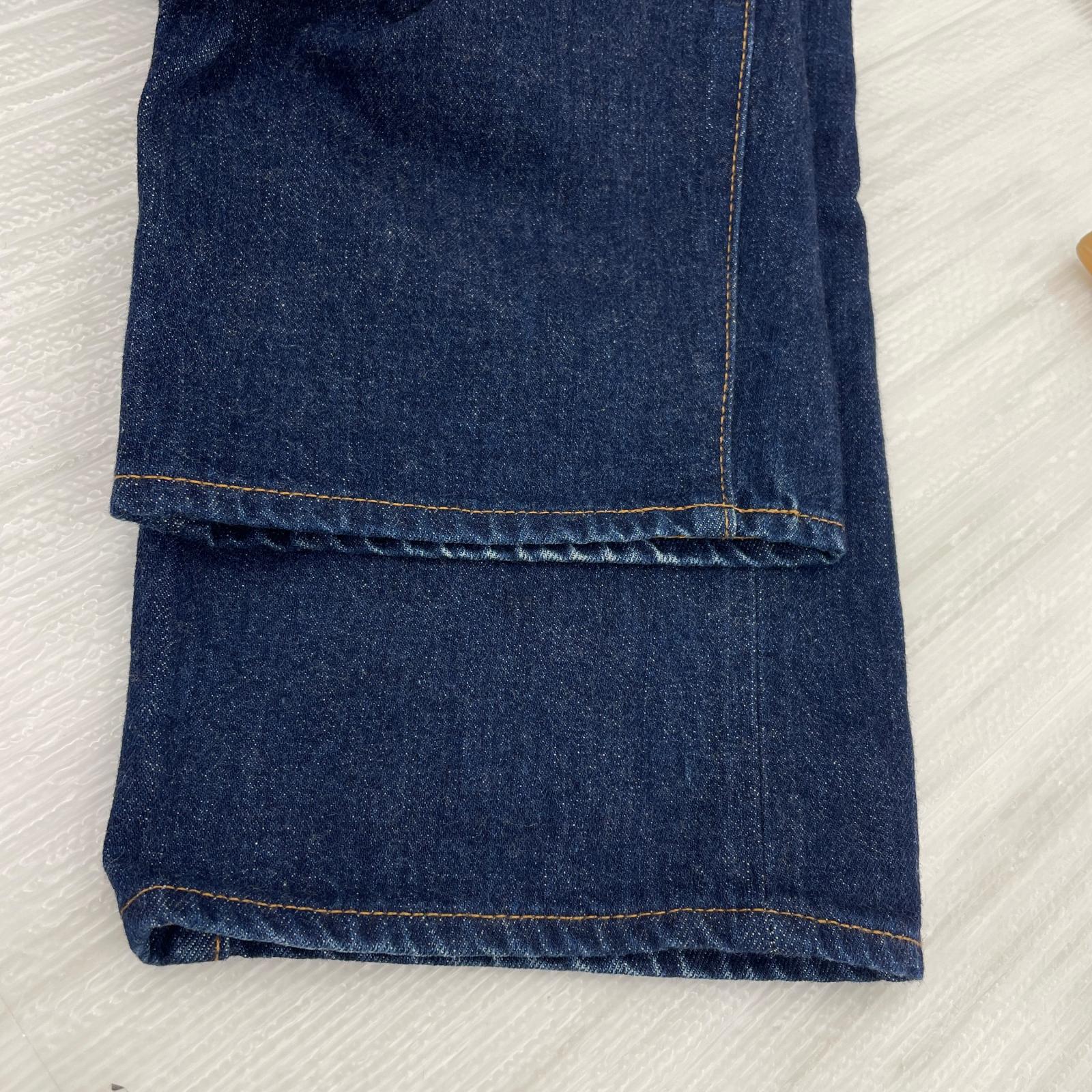 デニムパンツ セルビッチデニムパンツ 32 ネイビー