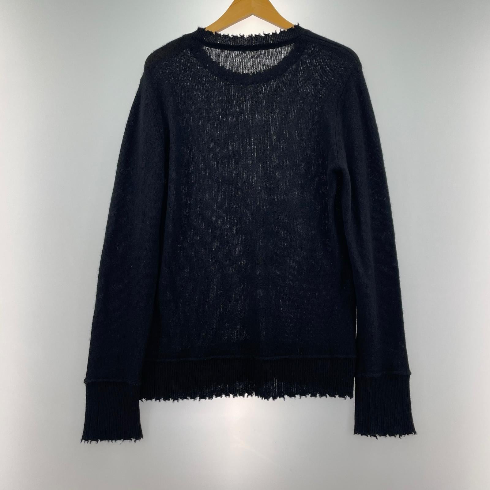 ニット R13 カシミヤ ニット S ブラック