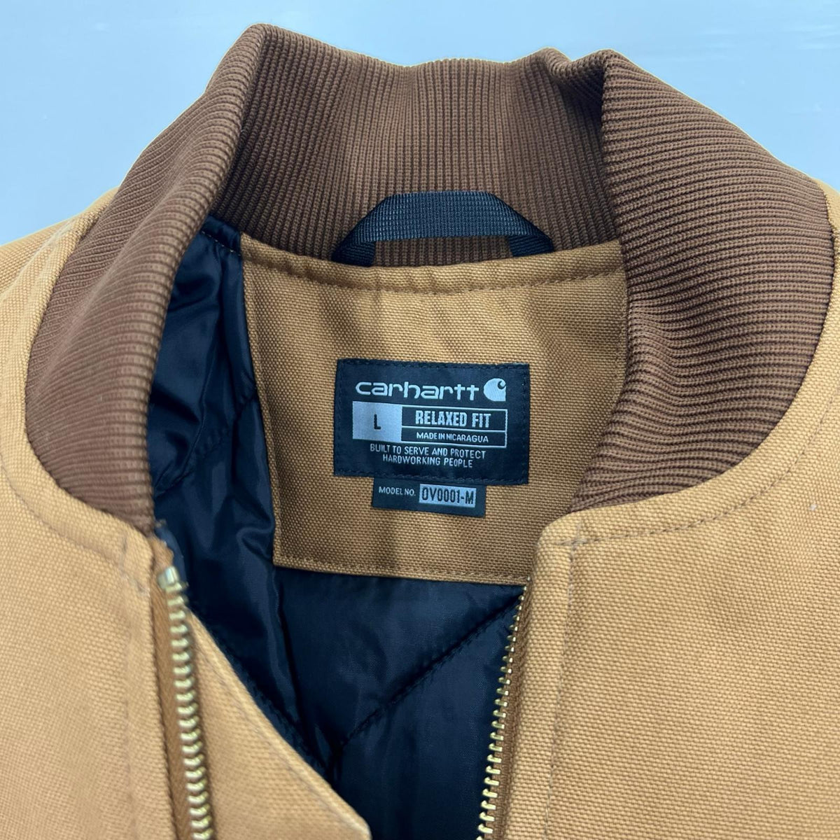その他アウター Firm Duck Insulated Rib Collar Vest BEG L