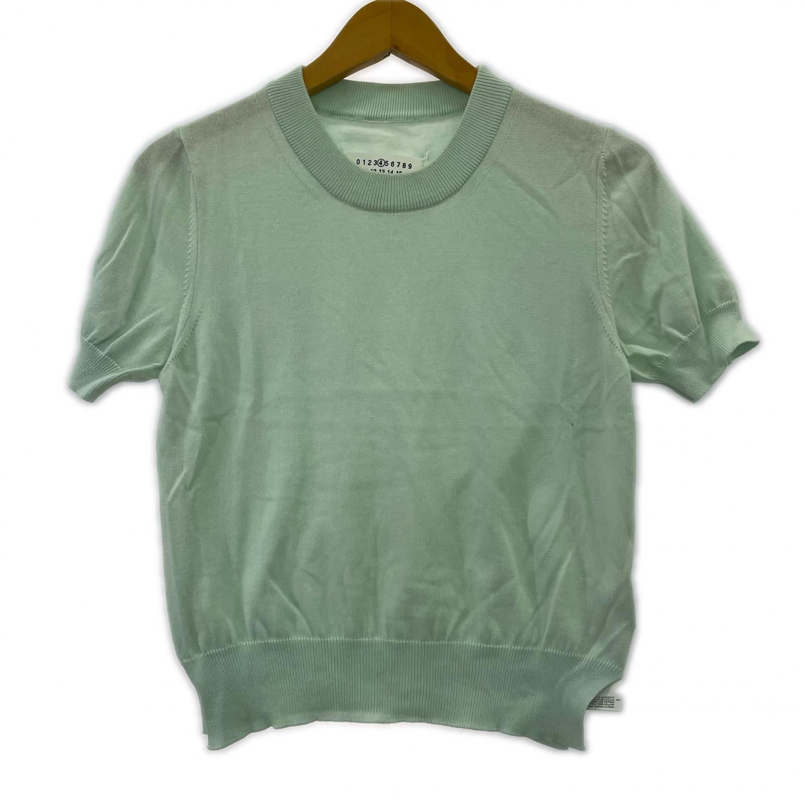 半袖Tシャツ 19SS 水色 薄手 ニット ステッチ