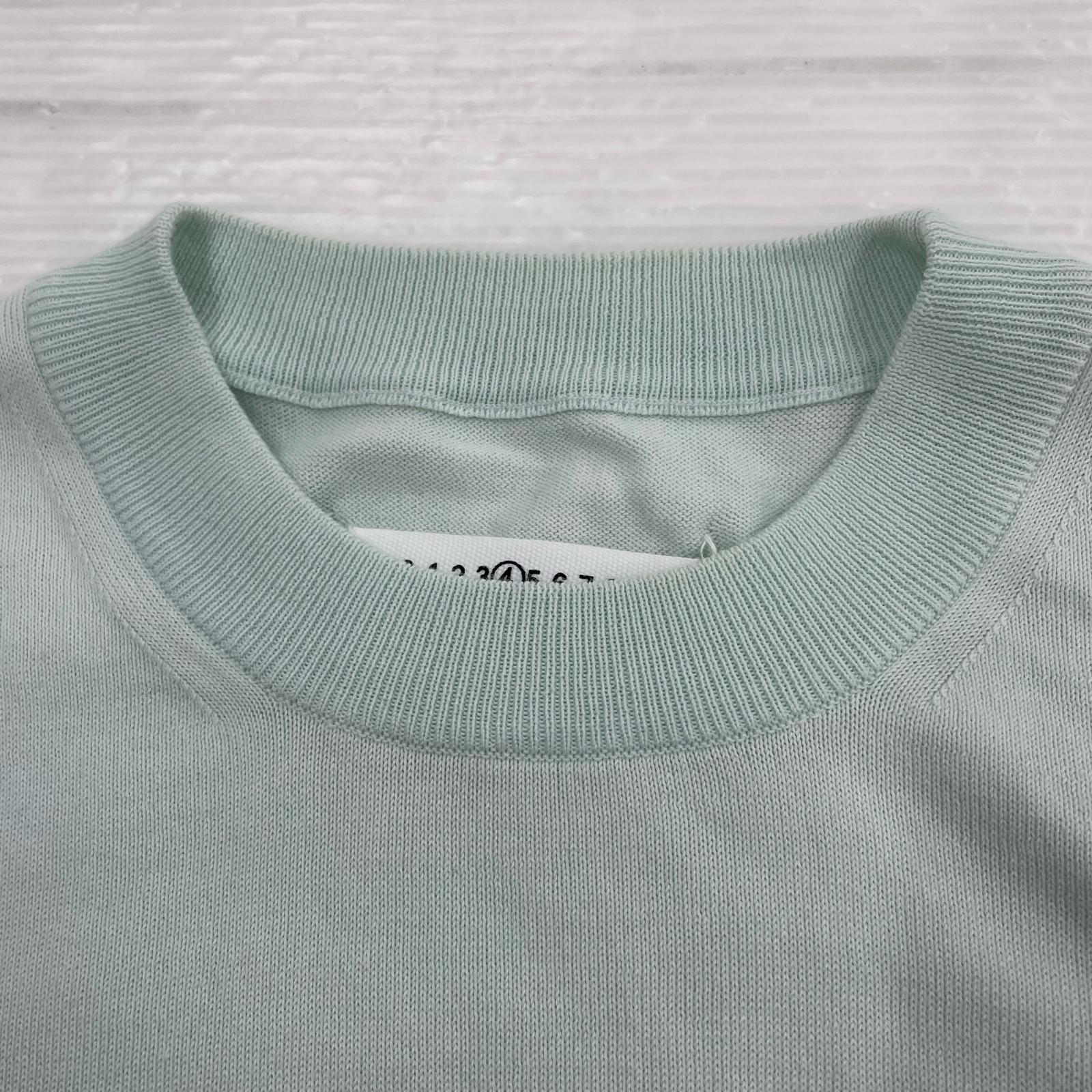 半袖Tシャツ 19SS 水色 薄手 ニット ステッチ