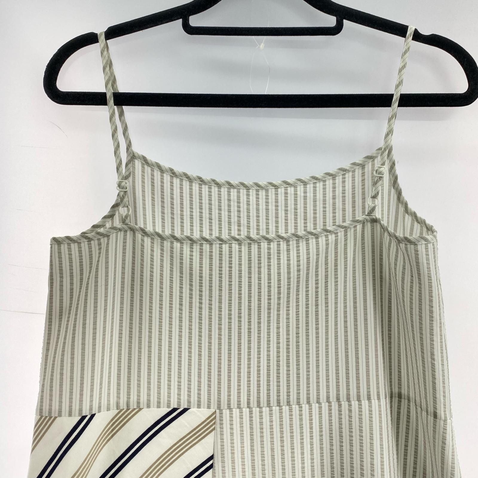 セットアップ LANVIN en Bleu ストライプMIX セットアップ ※汚 38